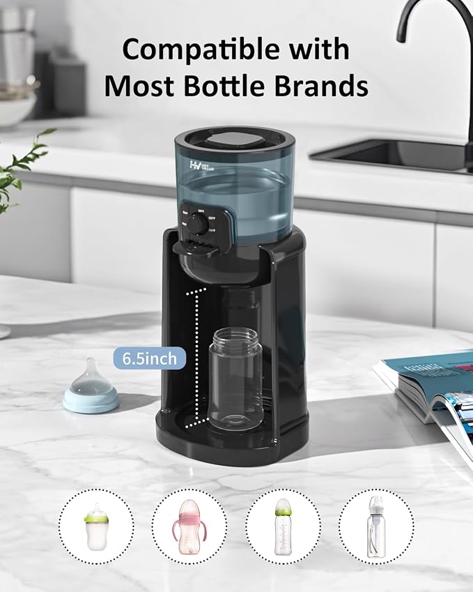 Water Warmer, HEYVALUE Baby Bottle Warmer, Formula Maker - Image 9