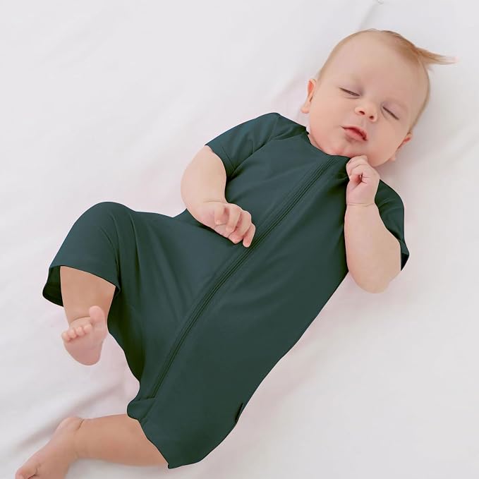 OPAWO Bamboo Baby Pajamas 3 Pack, Double Zipper Bamboo Sleepers - Image 2