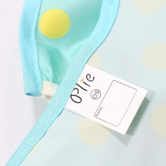 Long Sleeve Waterproof Bib for Toddlers – Feeding Smock for Baby Mealtime - Image 4