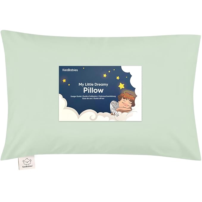 Toddler Pillow with Pillowcase by KeaBabies