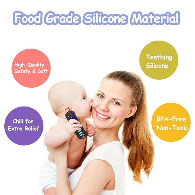 Baby Teething Toys, Food Grade Silicone Teethers - Image 2