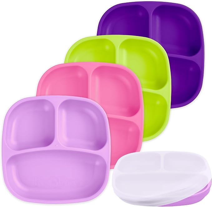 Re-Play Toddler Plates with Dividers by Re-Play