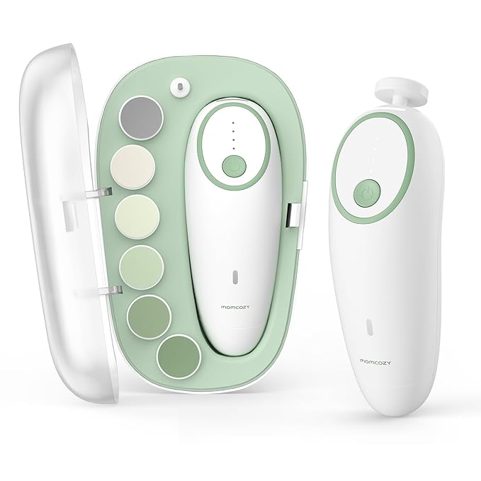 Momcozy Baby Nail File Electric, Gentle Baby Nail Trimmer Electric, Baby Nail by Momcozy
