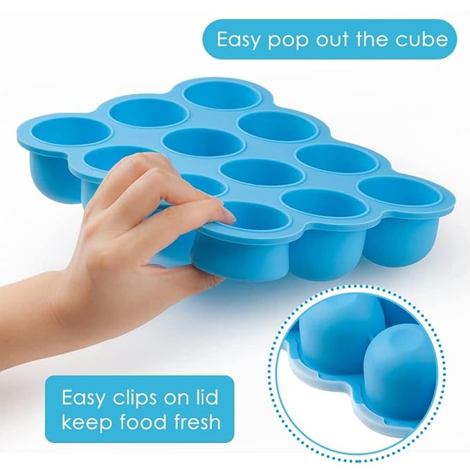Samuelworld Baby Food Storage Container, 12 Portions x 2.5oz - Image 5