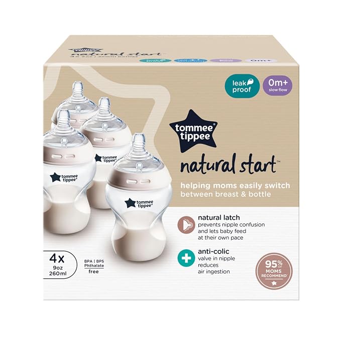 Tommee Tippee Natural Start Anti-Colic 9 oz BPA Free Baby Bottles, 0+ Months - Image 9