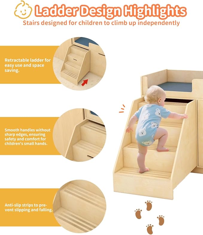 Wooden Baby Changing Table - Image 4