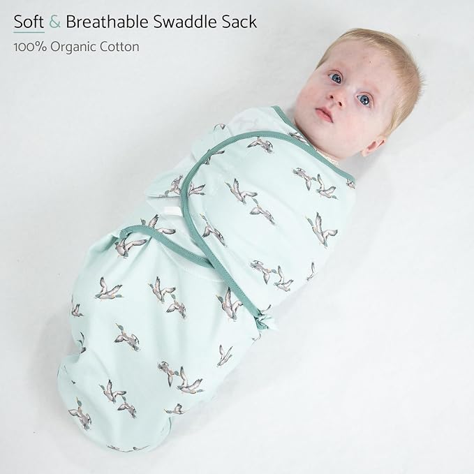 LollyBanks Baby Swaddles, 100% Organic Cotton Swaddle - Image 3