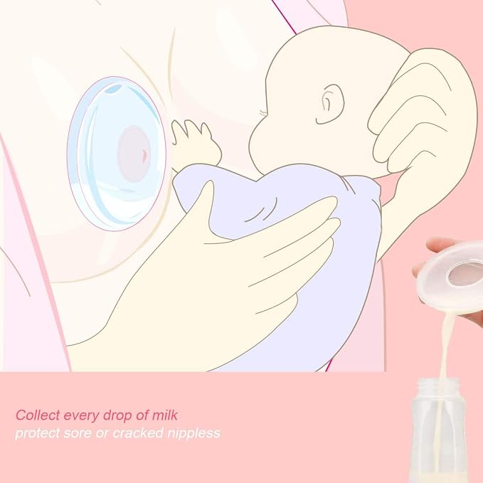 Breast Shells, Milk Saver, Nursing Cups, Nursing Moms to Ease Nipple Pain - Image 3