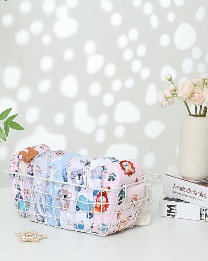 ALVABABY Baby Cloth Diapers 6 Pack - Image 8