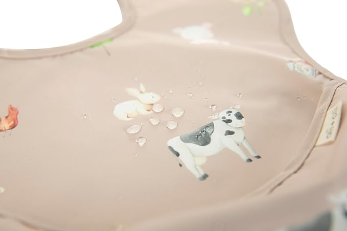 Ali+Oli Smock Bibs for Babies, BPA-Free Oeko-Tex Certified, Waterproof Baby - Image 3