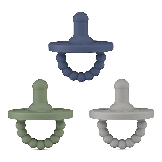 Ryan & Rose Cutie PAT All-in-One Pacifier and Teether Massaging Teething Ring by RyanAndRose