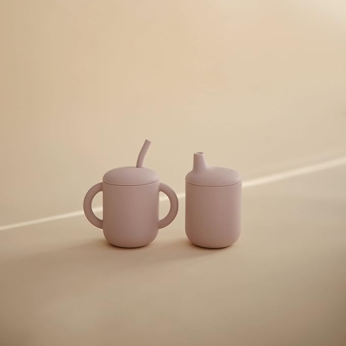 mushie 100% Silicone Training Cup & Straw - Image 2
