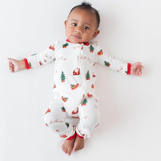 KYTE BABY Unisex Rayon Made From Bamboo Zippered Rompers 0-24 Months - Image 2