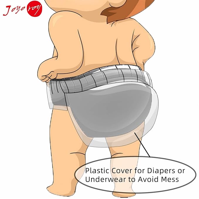 Joyo roy 6Pcs Waterproof Cloth Diaper Cover Reusable Plastic Training Pants - Image 6