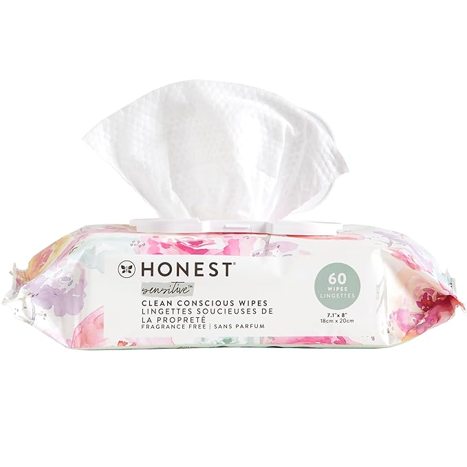The Honest Company Clean Conscious Multi-Use Wipes Hypoallergenic and Unscented by TheHonestCompany
