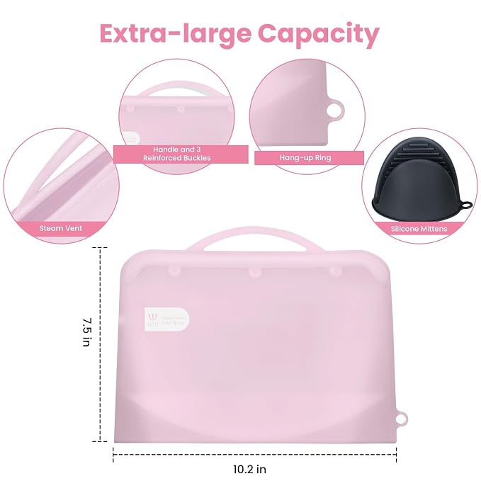 Silicone Microwave Steam Sterilizer Bag - Image 3