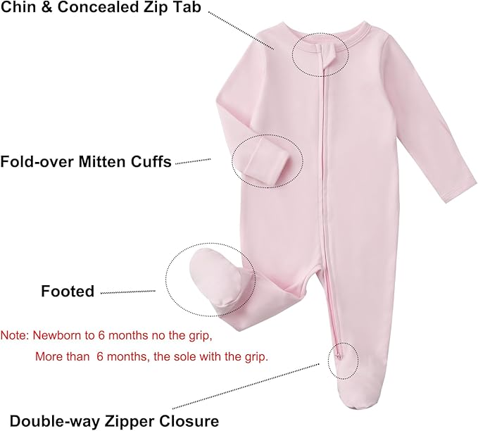 Aablexema Baby Footed Pajamas - Image 4