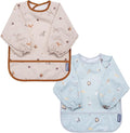 BIBaDO Mess Proof Baby Bib, 2 Pack Long Sleeve Bib, 6 month by BIBaDO