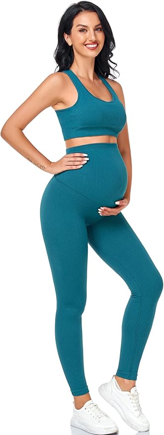 Women's Maternity 2 Piece Outfit Set by Lataly