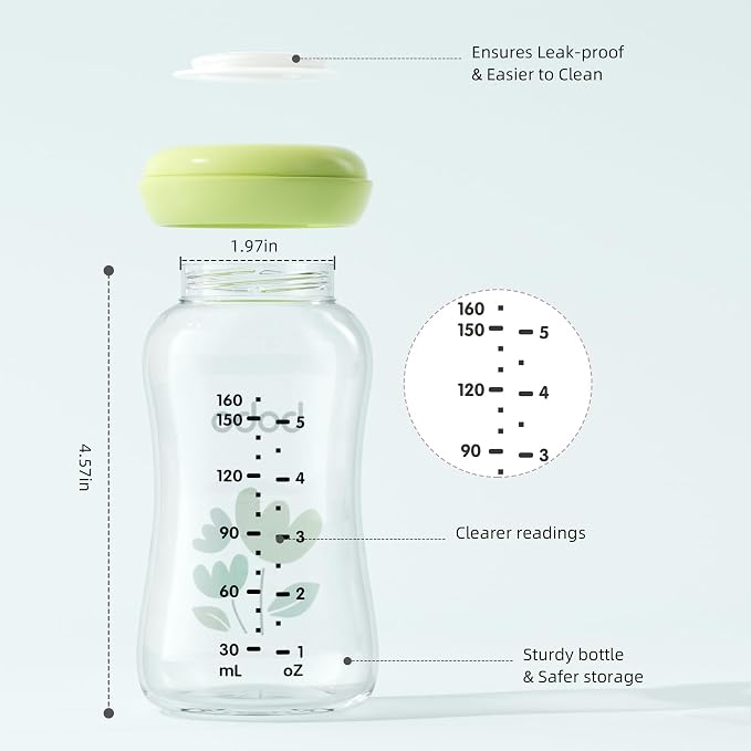 YOHKOH Glass Breast Milk Storage Bottles - Image 4