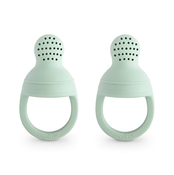 mushie Silicone Baby Fresh Fruit & Food Feeder Pacifier | 6 Months+ by mushie