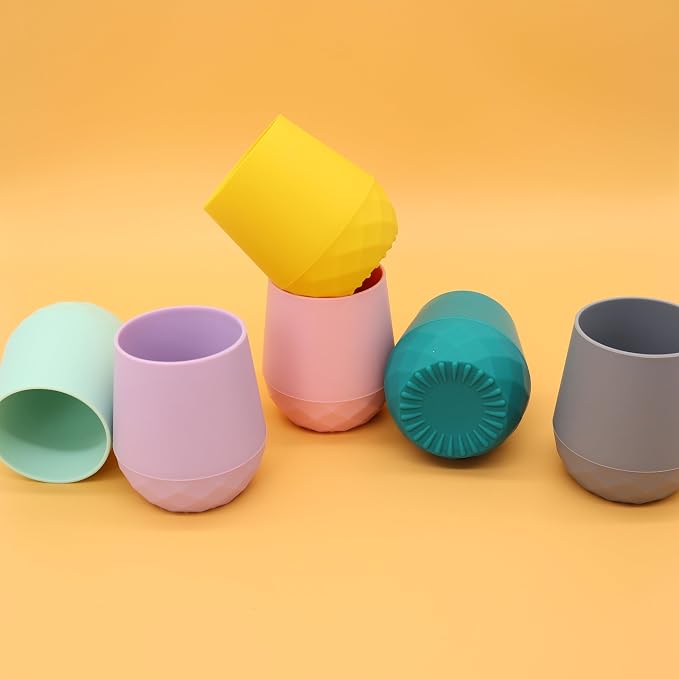 2 Pack Tiny Cup for 4+ Months | Silicone Baby Cups 6-12 Months, Infant Training - Image 5