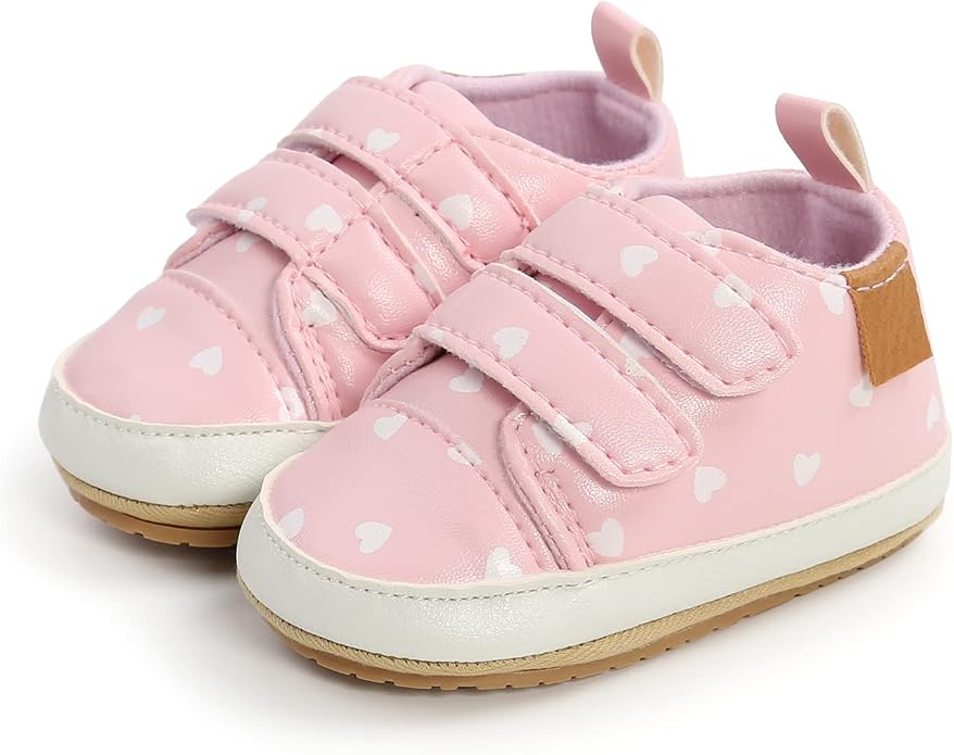 Clowora Baby Boys Girls Shoes Non-Slip Rubber Sole Sneakers Infant First - Image 3