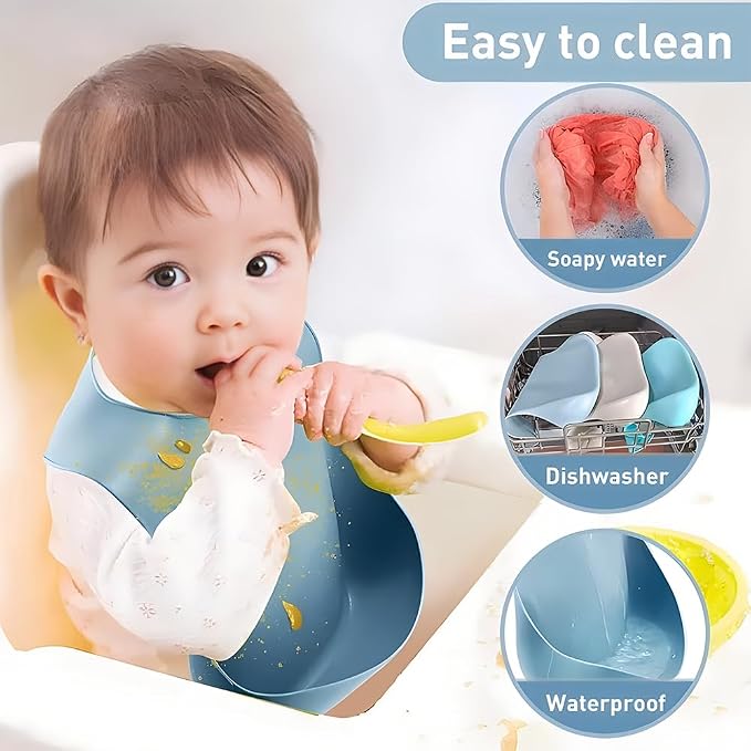 Silicone Baby Feeding Set, Miicasa Baby Led Weaning Supplies Kit - Image 2