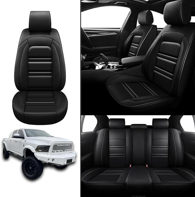 Seat Covers for Dodge ram 2500 2004-2011 | 5-Seats Leather Seat Covers - Image 2