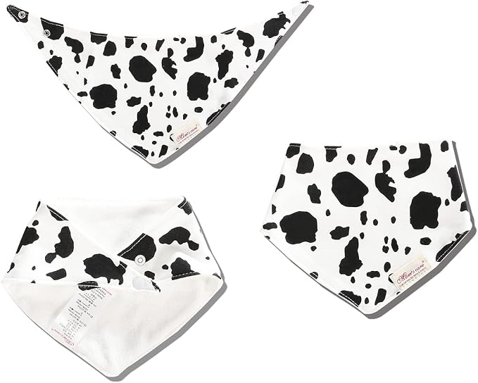 JN&LULU 3 Pack Newborn Baby Bibs Bandana Drool Bibs - Image 2
