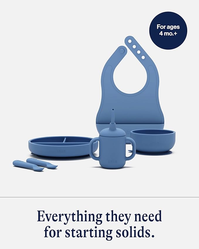 Lalo First Bites Silicone Baby Feeding Set - Image 3