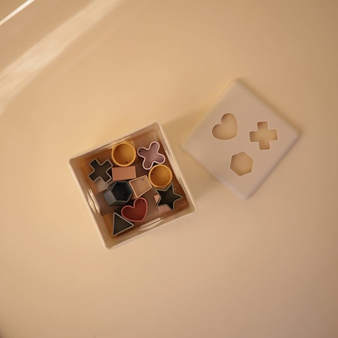 mushie Shape Sorting Box | Educational Learning Toy - Image 2