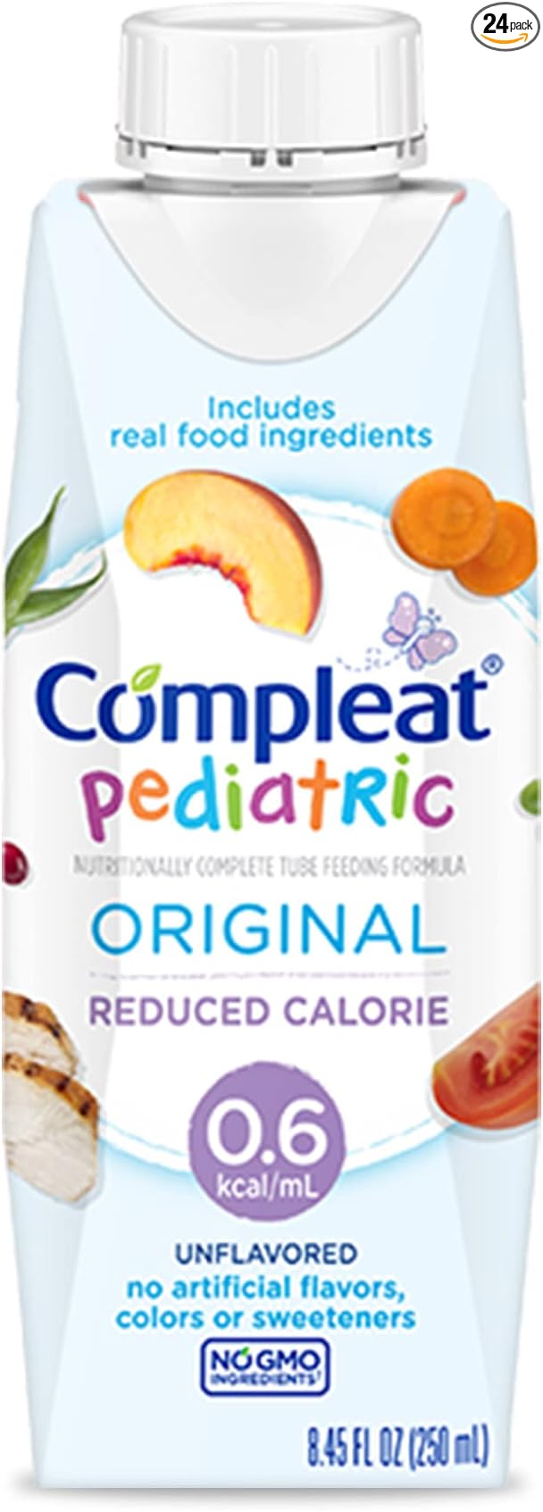 Compleat Pediatric 0.6mL, Unflavored, 24 Pack by Compleat