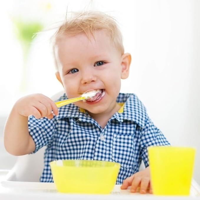 Vicloon Baby Silicone Spoons, Infants Utensils Feeding Supplies, Soft Tip BPA - Image 5