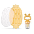 Haakaa Baby Fruit Food Feeder & Silicone Nibble Tray Combo by haakaa
