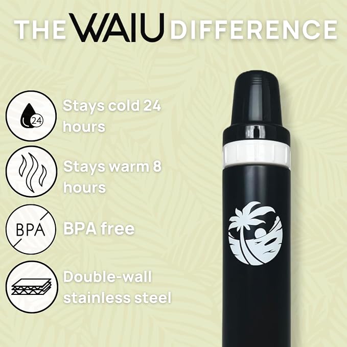 Waiu Insulated Stainless Steel Baby Bottle BPA-Free | Keeps Drinks Hot - Image 4
