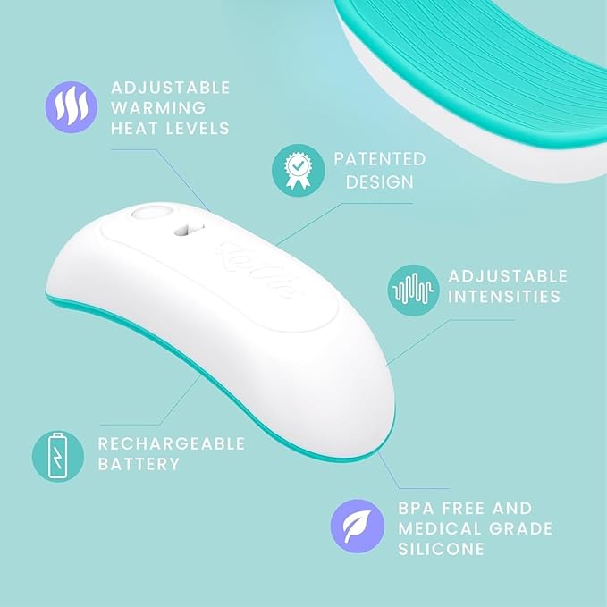 LaVie 2-in-1 Warming Lactation Massager, 2 Pack, Heat and Vibration, Pumping - Image 4
