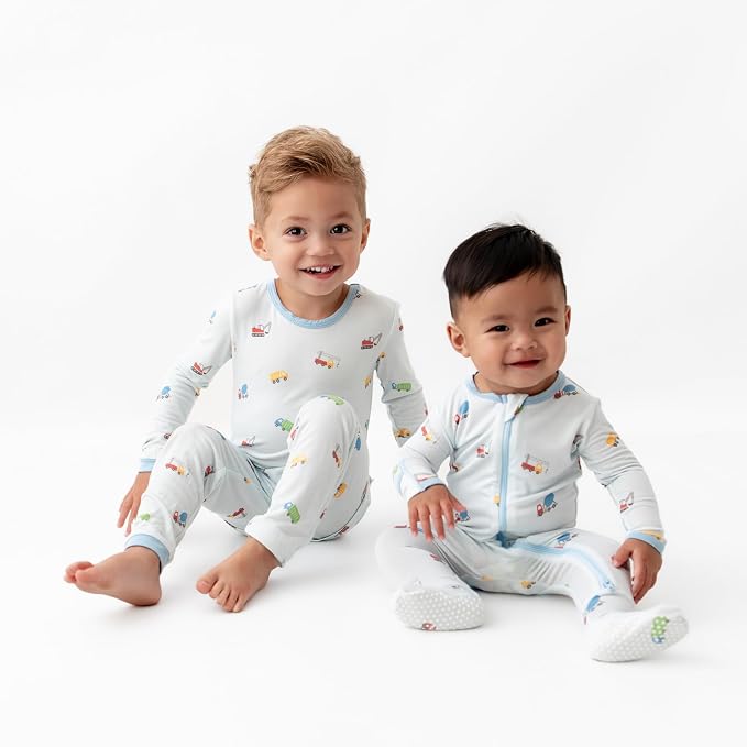 Bamboo Little Soft Baby Footie Pajamas, Baby Clothes, Newborn Sleepers - Image 7