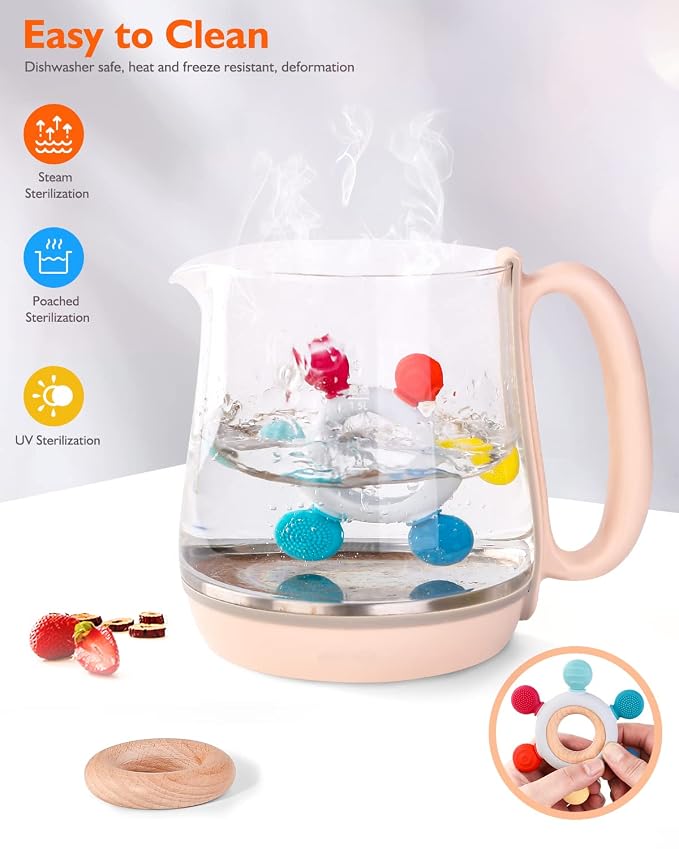 akolik Baby Teething Toys, Teething Relief Toy, BPA Free Baby Chew Toys Infant - Image 4