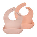 Moonkie Silicone Baby Bibs Set Of 2 | BPA Free Waterproof | Soft Flexible by Moonkie