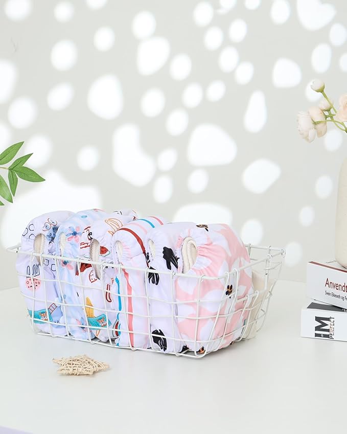 ALVABABY Baby Cloth Diapers 6 Pack - Image 8