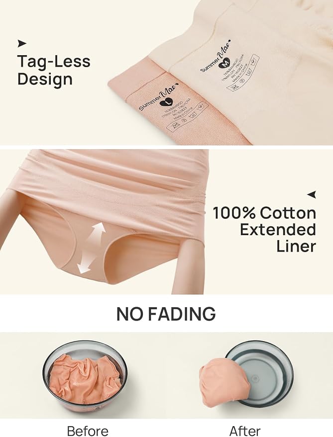 Summer Mae Maternity Underwear Soft Breathable High-Waist Pregnancy Seamless - Image 5