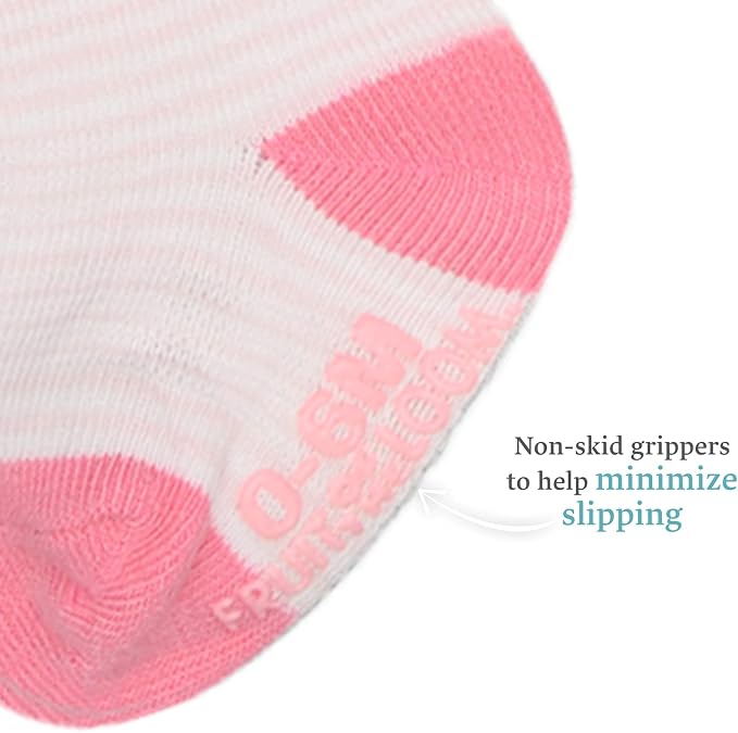 Fruit of the Loom Baby 14-Pack Grow & Fit Flex Zones Cotton Stretch Socks - Image 4