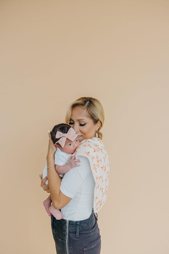 Copper Pearl Baby Burp Cloth Large 21''x10'' Size Premium Absorbent Triple - Image 4