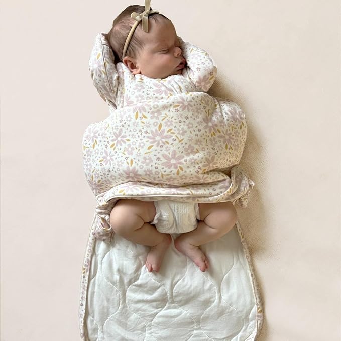 GUNAMUNA Swaddle Wrap for Newborns – Arms In or Out, Easy Diaper Changes - Image 3