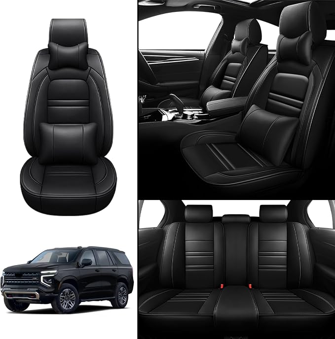 Car Seat Covers for Tahoe 1995-2025 | 5-Seats Seat Covers, Waterproof Seat - Image 2