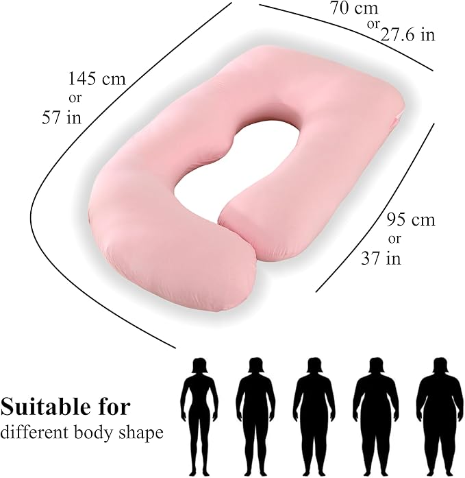 Pregnancy Pillow, Full Body Maternity Pillow 57 inch, - Image 8