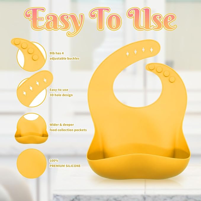 Silicone Baby Feeding Set 6 Pcs, Baby Led Weaning Supplies, Baby Feeding - Image 4