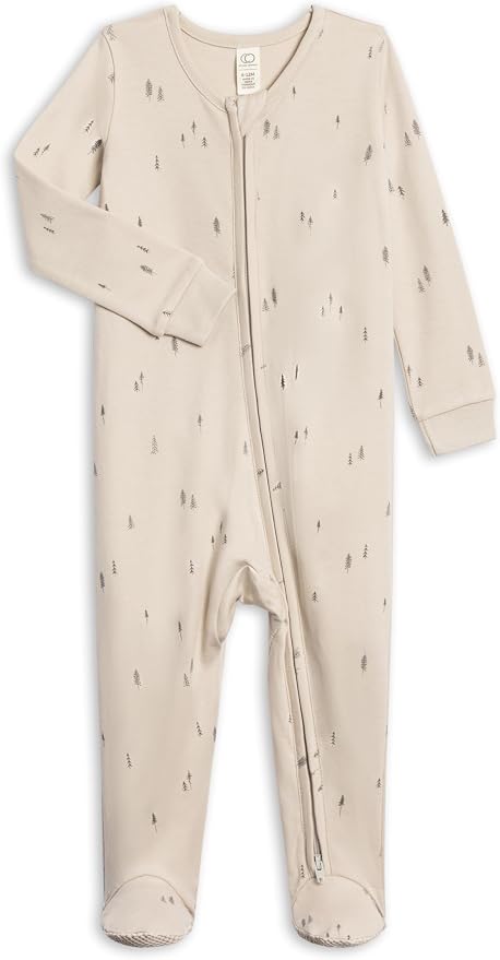 Colored Organics Baby Zip-Up Footed Sleeper by ColoredOrganics
