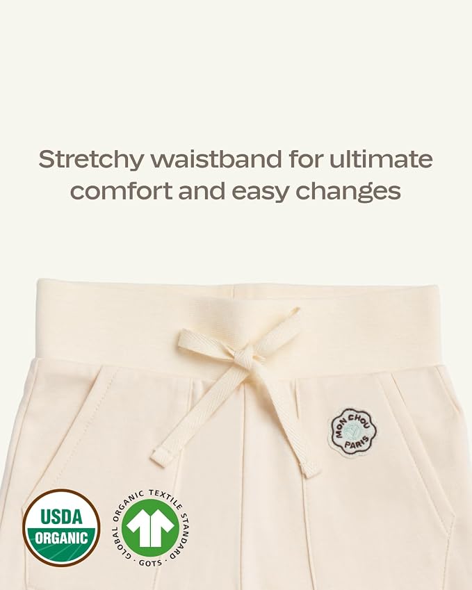 MON CHOU Organic Cotton Joggers - Image 3